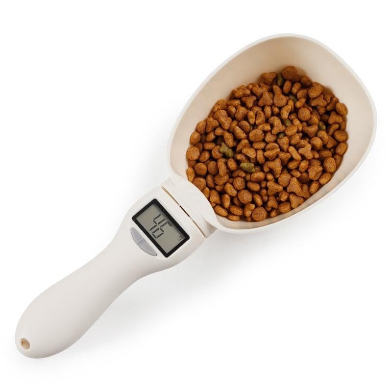 Cuillère doseuse avec balance pour chien et chat – Doseur de nourriture