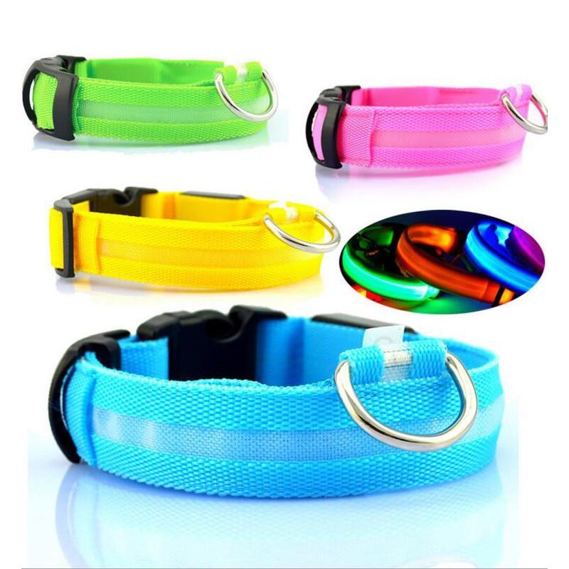 Collier lumineux rechargeable USB pour promenade nocturne