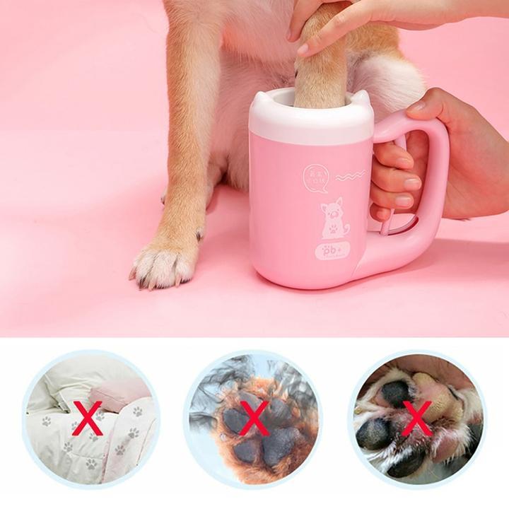 Nettoyeur de pattes portable pour chien