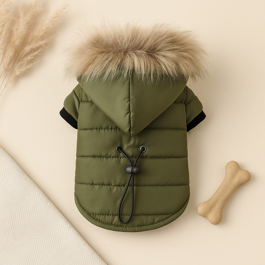 Manteau d'hiver chaud et doux pour chien