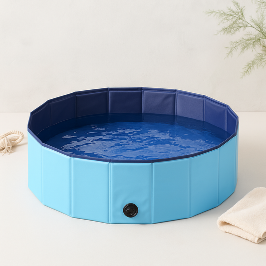 Piscine pliable pour chien et chat