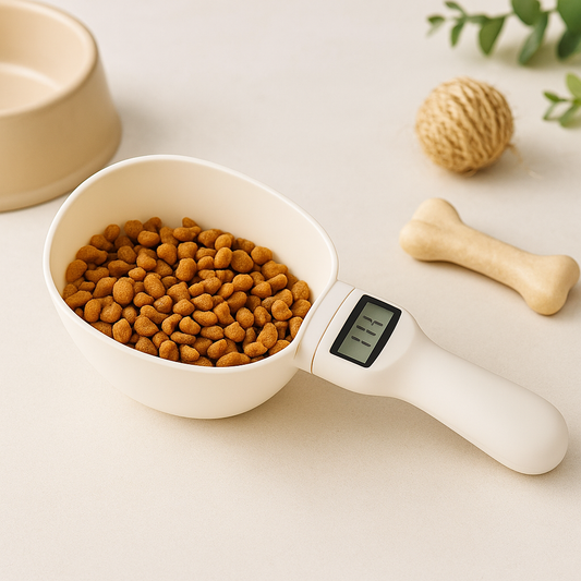 Cuillère doseuse numérique pour aliments pour animaux