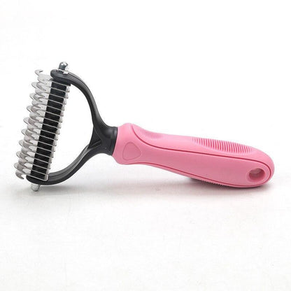 Peigne pour chien avec dents en acier inoxydable