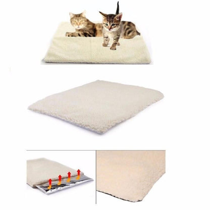 Lit Auto-Chauffant pour Chat et Chien – Coussin Douillet et Thermique