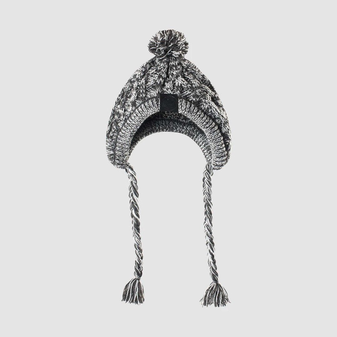 Bonnet pour chien avec pompon et attaches ajustables