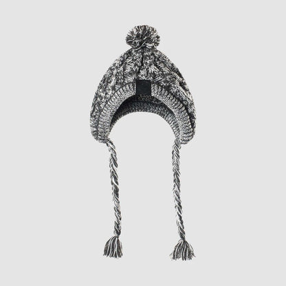 Bonnet pour chien avec pompon et attaches ajustables