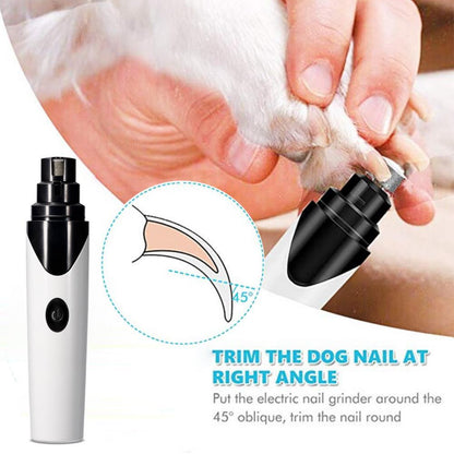 Coupe-ongles rechargeable électrique pour chien et chat