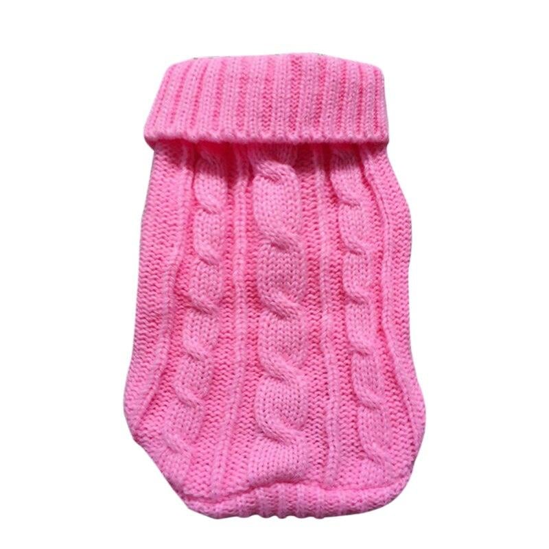 Pull chaud à col roulé pour chien