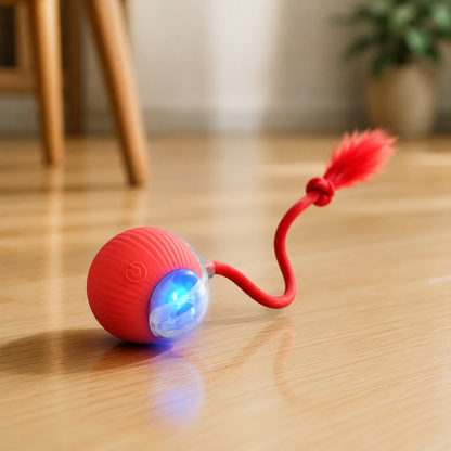 ChasseBall™ – Jouet Intelligent Rechargeable pour Chat