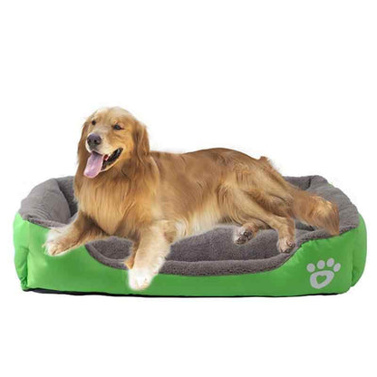 Lit douillet en polaire pour animaux de compagnie