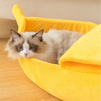 Lit en peluche douce pour animaux de compagnie