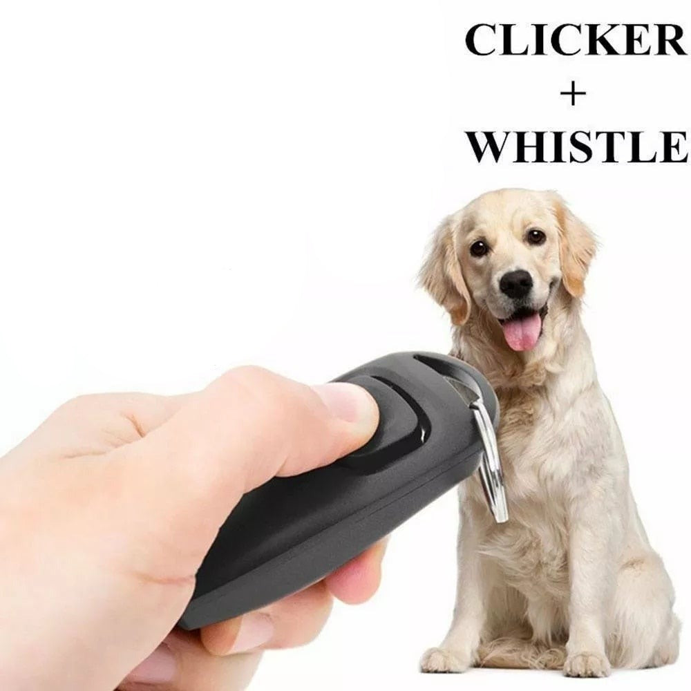 Clicker de dressage avec sifflet pour chien
