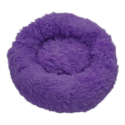 Lit donut apaisant et douillet pour chien et chat