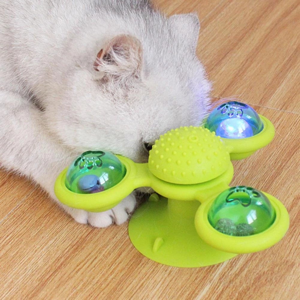 Jouet stimulant pour chat avec compartiments interactifs