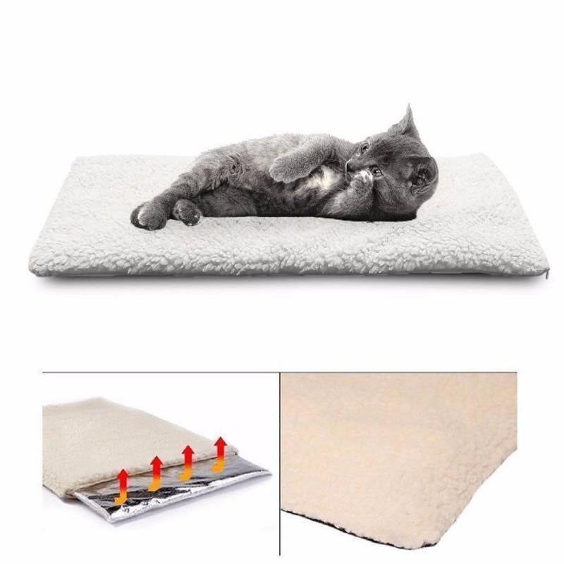 Lit Auto-Chauffant pour Chat et Chien – Coussin Douillet et Thermique