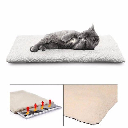 Lit Auto-Chauffant pour Chat et Chien – Coussin Douillet et Thermique