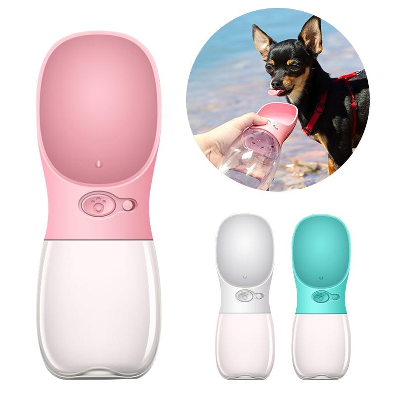 Gourde anti-fuite pour hydrater les animaux en promenade