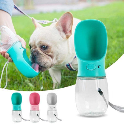 Bouteille d'eau portable pour chien avec utilisation à une main
