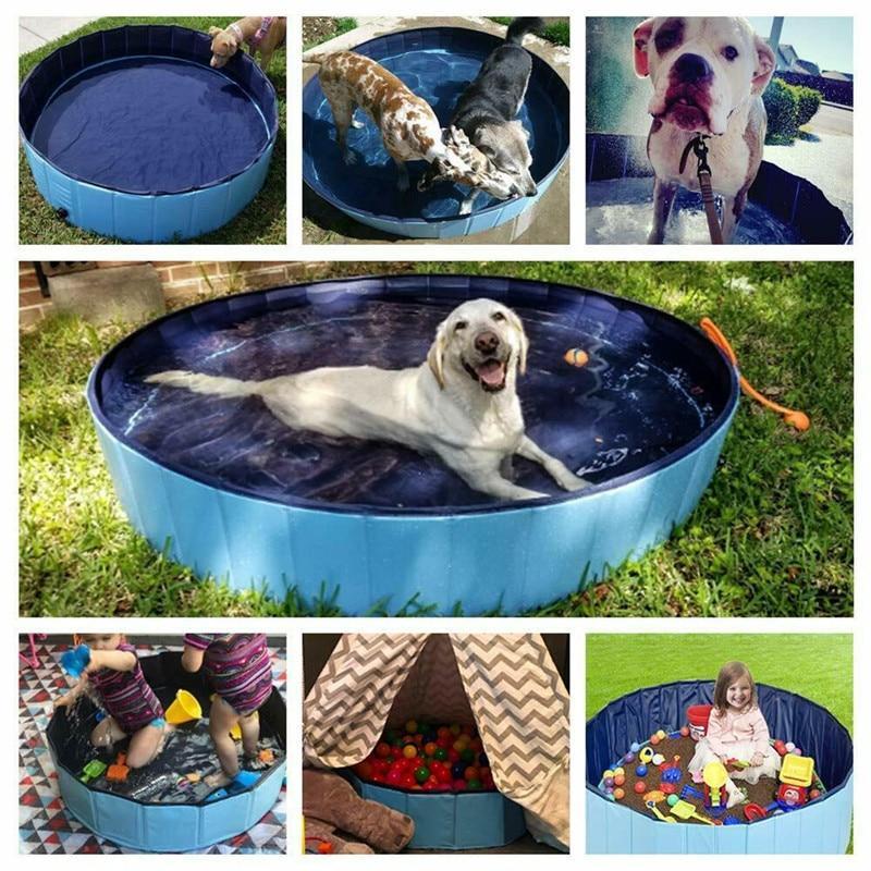 Baignoire pliable en PVC pour chien