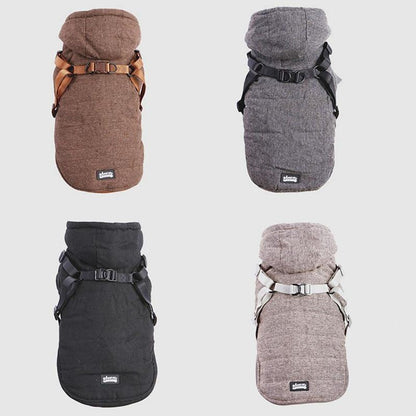 Vêtement chaud et confortable pour chien en hiver