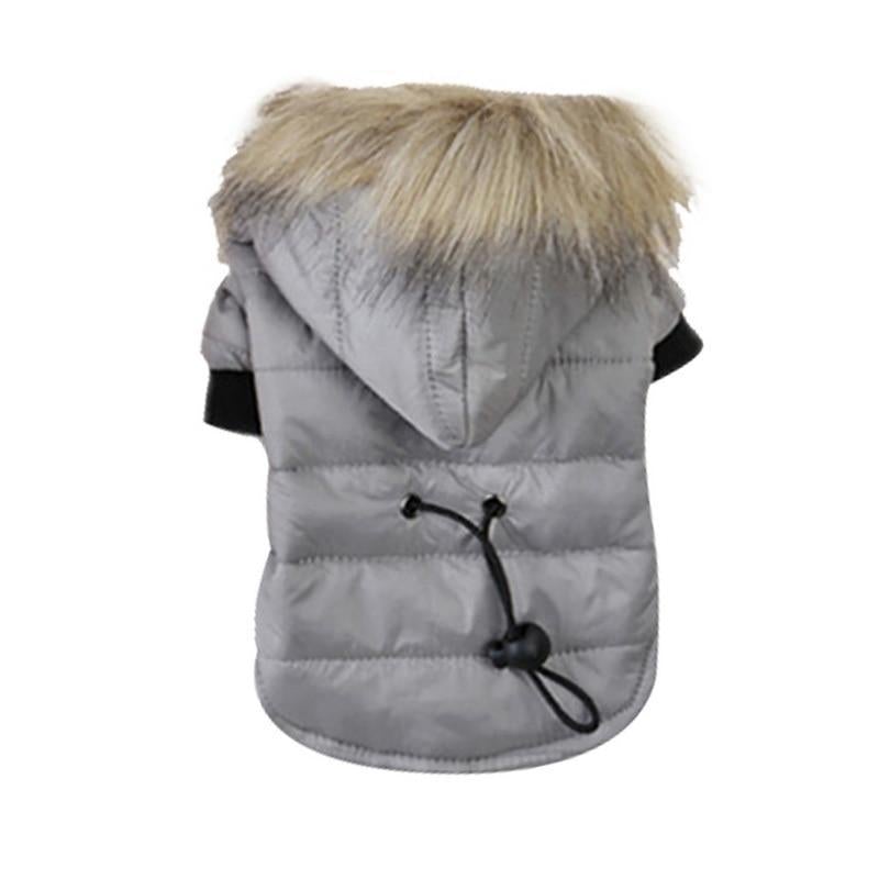 Manteau avec capuche pour chien de petite taille