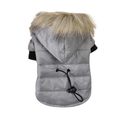 Manteau avec capuche pour chien de petite taille