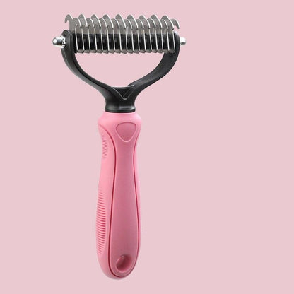 Peigne pour chien avec dents en acier inoxydable