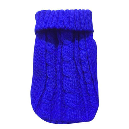 Pull chaud à col roulé pour chien