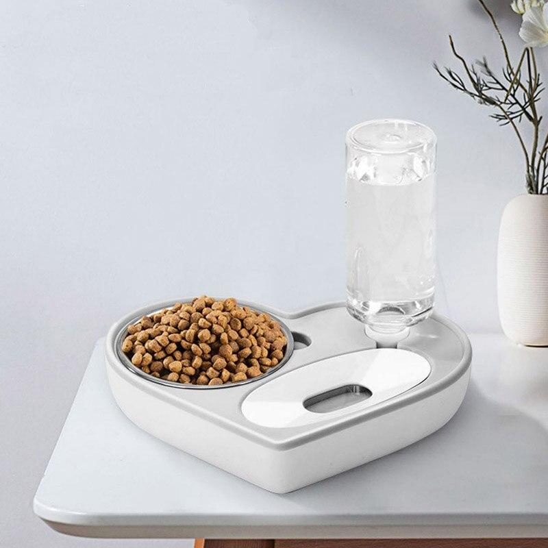 Station de nourriture et d'eau automatique pour animaux